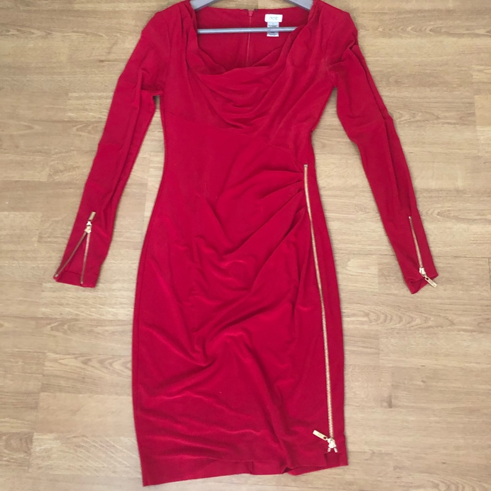 Red dress Caché size XS